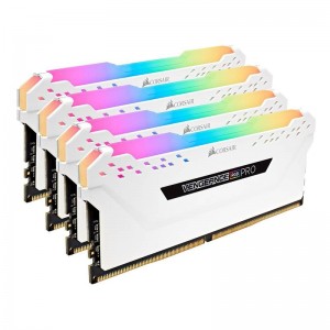 Corsair Vengeance RGB PRO 32GB (4x 8GB) DDR4 2666MHz DIMM Desktop Memory White