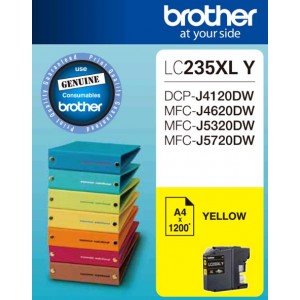 Brother LC235XL YS Yellow Ink Cartridge -DCP-J4120DW/MFC-J4620DW/J5320DW/J5720DW (LS)