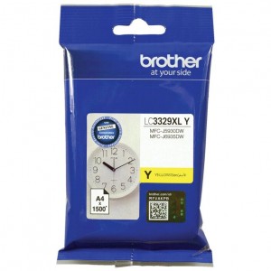 Brother LC3329XLY YELLOW  INK CARTRIDGE TO SUIT MFC-J5930DW/J6935DW - UP TO 1500 PAGES