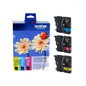 Brother LC-39 Colour Value Pack 1 x Cyan, 1 x Magenta, 1 x Yellow