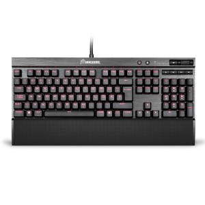 Corsair K70 LUX Cherry MX Red Red LED Backlit Gaming Mechanical Keyboard Switch CH-9101020-NA