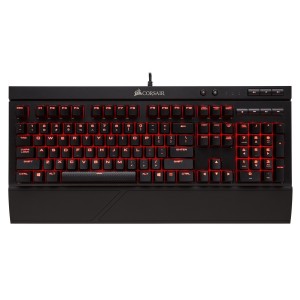 Corsair K68 Red LED Spill Resistant Gaming Mechanical Keyboard Cherry MX Red CH-9102020-NA