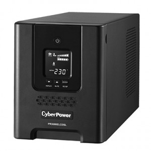 CyberPower PRO series 3000VA Tower UPS with LCD(PR3000ELCDSL) - 3 yrs Adv. Rep & 2 yrs on Int. Battery