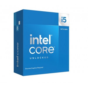 Intel BX8071514600KF i5 14600KF CPU 4.0GHz (5.3GHz Turbo) 14th Gen LGA1700 14-Cores 20-Threads 24MB 125W Graphic Card Required Unlocked Retail Raptor Lake no Fan