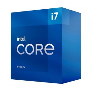 Intel i7-11700 CPU 2.5GHz (4.9GHz Turbo) 11th Gen LGA1200 8-Cores 16-Threads 16MB 65W UHD Graphics 750 Retail Box 3yrs Rocket Lake