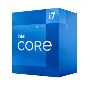 Intel i7-12700 CPU 3.6GHz (4.9GHz Turbo) 12th Gen LGA1700 12-Cores 20-Threads 25MB 65W UHD Graphic 770 Unlocked Retail Box Alder Lake