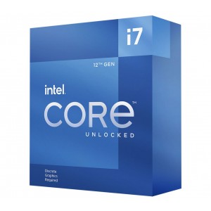 Intel BX8071512700KF i7 12700KF CPU 3.6GHz (5.0GHz Turbo) 12th Gen LGA1700 12-Cores 20-Threads 25MB 125W Graphic Card Required Unlocked Retail Box Alder Lake no Fan