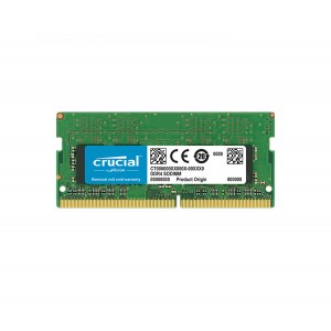 Crucial 8GB (1x8GB) DDR4 2400MHz SODIMM CL17 Single Ranked CT8G4SFS824A 