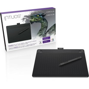Wacom Intuos 3D Medium Creative Pen and Touch Drawing Graphics Tablet Board