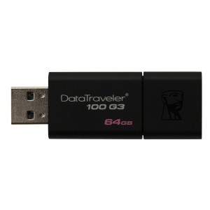 Kingston 64GB Data Traveler USB 3.0 Flash Drive DT100G3/64GB