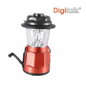 Digitalk Portable Dynamo LED Lantern Radio with Built-In Compass