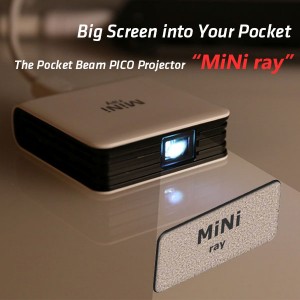 The Pocket Beam PICO Projector MiNi ray - Big Screen into Your Pocket  for PC, MAC , Android 5.0 or above
