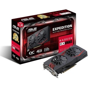 Asus AMD Radeon RX 570 Expedition OC 4GB GDDR5 Gaming Graphics Video Card HDMI EX-RX570-O4G
