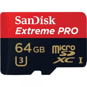 SanDisk 64GB Extreme Pro micro SD 95MB/s Memory Card