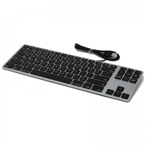 Matias FK308B TKL Aluminum Keyboard for Mac Space Gray