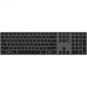 Matias FK318PCLBB RGB Backlit Aluminum Keyboard for PC Black