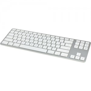 Matias Silver Wireless Aluminum Tenkeyless Keyboard
