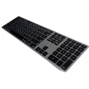 Matias Wireless Aluminum Keyboard Space Gray FK418BTB
