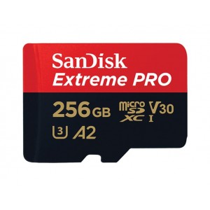 SANDISK SDSQXCD-256G-GN6MA Extreme Pro 256GB microSD SDXC SDXC UHS-I 200MB/s 140MB/s V30 U3 A2 4K UHD Shock temperature water & X-ray proof with SD Adaptor