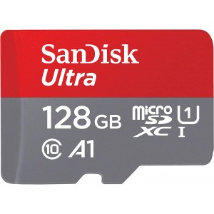 SanDisk 128GB Ultra microSD SDHC SDXC UHS-I Memory Card 120MB/s Full HD Class 10 Speed Google Play Store App for Android Smartphone Tablet