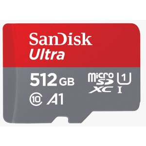 SanDisk 512GB Ultra microSD SDHC SDXC UHS-I Memory Card 100MB/s Full HD Class 10 Speed Google Play Store App for Android Smartphone Tablet