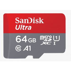 SanDisk 64GB Ultra microSD SDHC SDXC UHS-I Memory Card 120MB/s Full HD Class 10 Speed Google Play Store App for Android Smartphone Tablet