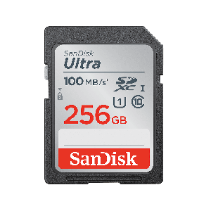 SanDisk 256GB Ultra SDHC SDXC UHS-I Memory Card 100MB/s Full HD Class 10 Speed Shock Proof Temperature Proof Water Proof X-ray Proof Digital Camera