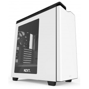 NZXT H440 White Black 2015 Edition Mid Tower Case with Window
