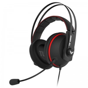 ASUS TUF GAMING H7 CORE RED PC and PS4 Gaming Headset