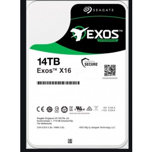 Seagate 14TB Exos X16, 3.5" SAS 12GB/S 7200RPM 256MB Cache Enterprise HDD 