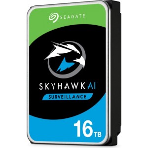 Seagate 16TB 3.5' SkyHawk AI Surveillance SATA HDD 256MB Cache, 7200RPM