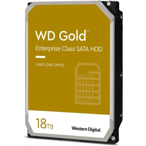 Western Digital WD181KRYZ Gold 18TB 3.5" Enterprise Class SATA 6 Gb/s HDD 7200 RPM Cache Size 512MB 5-Year Limited Warranty