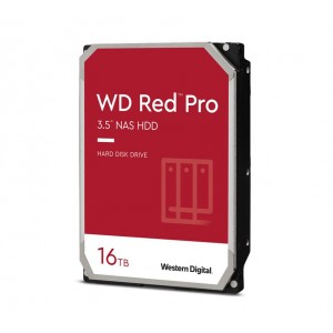 Western Digital WD Red Pro 16TB 3.5' NAS HDD SATA3 7200RPM 512MB Cache 24x7 NASware 3.0 CMR Tech 5yrs wty