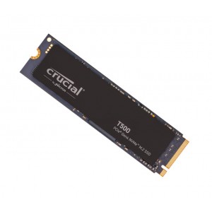 Micron (Crucial) CT500T500SSD8 Crucial T500 500GB Gen4 NVMe SSD - 7200/5700 MB/s R/W 300TBW 1390K IOPs 1.5M hrs MTTF Acronis True Image Adobe Creative Cloud for PS5 replaces MZ-V8P500BW