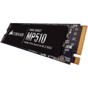 Corsair Force MP510 480GB NVMe PCIe SSD M.2 - 3D TCL NAND 3480/2000 MB/s 440/360K IOPS (2280) 1.8mil Hrs MTBF 5yrs
