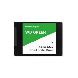 Western Digital WD Green 2TB 2.5' SATA SSD 545R/430W MB/s 80TBW 3D NAND 7mm 3 Years Warranty