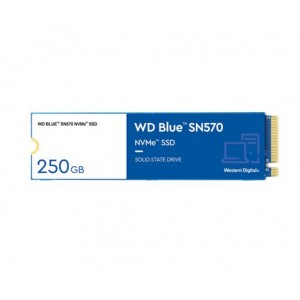 Western Digital WD Blue SN570 250GB NVMe SSD 3300MB/s 1200MB/s R/W 150TBW 190K/210K IOPS M.2 Gen3x4 1.5M hrs MTBF 5yrs ~WDS250G2B0C