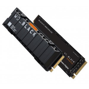 Western Digital WD Black SN850 1TB Gen4 NVMe SSD Heatsink for PS5 - 7000MB/s 5100MB/s R/W 600TBW 1000K/710K IOPS 1.75M Hrs MTBF M.2 PCIe4.0 5yrs