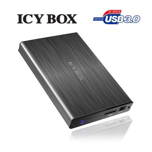 ICY BOX Particularly elegant aluminum enclosure with USB 3.0 for 2.5" SATA HDDs IB-231StU3-G
