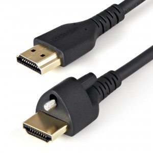 StarTech 1m/3ft HDMI Cable with Locking Screw 4K