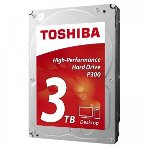 Toshiba P300 HDWD130UZSVA 3TB 3.5" 7200RPM SATA Desktop Hard Drive HDWD130UZSVA