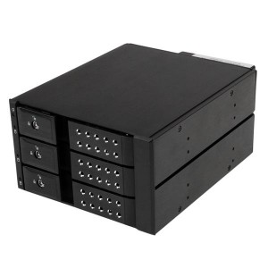 STARTECH HSB3SATSASBA .COM 3 BAY 3.5" SATA/SAS TRAYLESS MOBILE RACK BACKPLANE