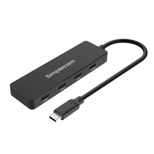 SIMPLECOM CH384 USB-C to 4-Port USB-C Data Hub USB 3.2 Gen 2 10Gbps