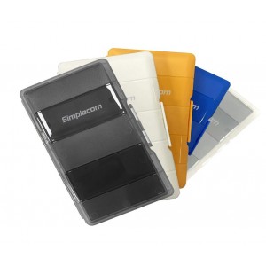 SIMPLECOM MA024 M.2 SSD 4-Slot Protective Storage Case Holder Organizer for 4x M.2 2280 SSD Mixed colour