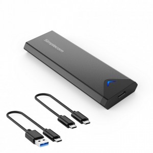 Simplecom SE509 NVMe (M Key) M.2 SSD to USB 3.2 Gen 2 USB-C 10Gbps Enclosure