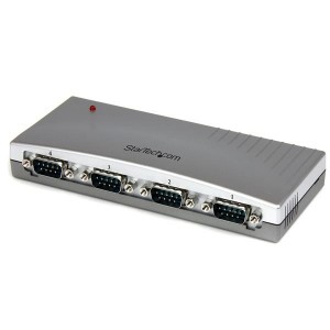 STARTECH ICUSB2324 Serial Hub - External - 1 - TAA Compliant - USB - PC, Mac - 4 x Number of Serial Ports External - 1 x Number of USB Ports