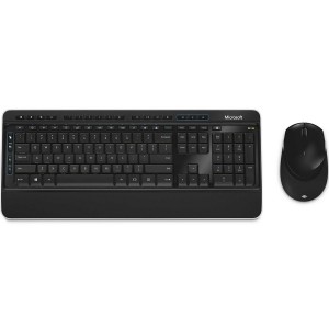 Microsoft Wireless Desktop 3050 USB Keyboard and Mouse Combo for Desktop PC Mac PP3-00024