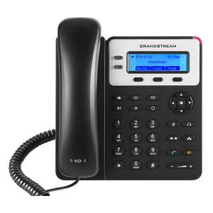 Grandstream GXP1625 2 Line IP Phone, 2 SIP Accounts, 132x48 Backlit Graphical LCD Display, HD Audio, Powerable Via PoE