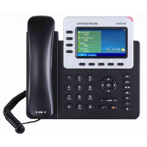 Grandstream GXP2140 4 Line IP Phone, 4 SIP Accounts, 480x272 Colour LCD Screen, HD Audio, Built-In Bluetooth, Powerable Via POE