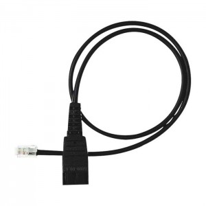 YEALINK QD-RJ9-CORD , QD to RJ Cord for YHS36/YHS34/YHS34 Lite, Quick Disconnect (QD) to RJ9 converter for YHS34, YHS34 Lite, and YHS36